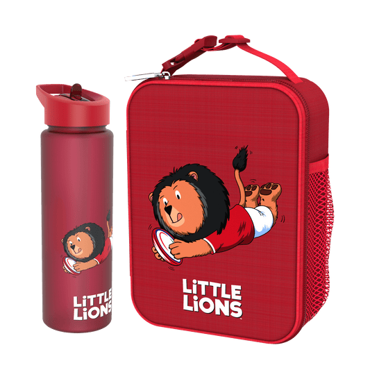 Kids Lunch Bag Bundle, Insulated, Little Lions, Medium