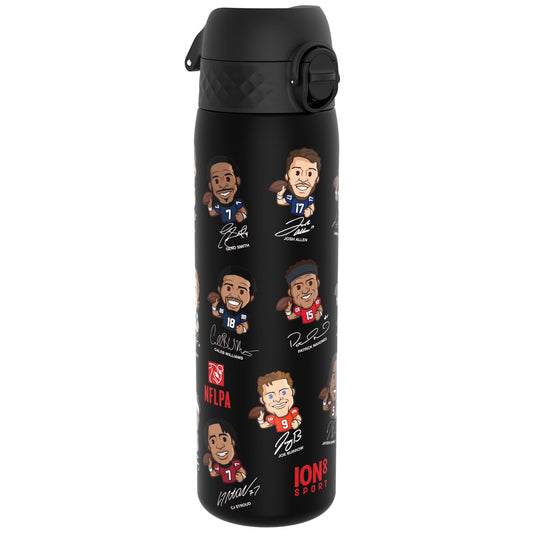 Leak Proof NFLPA Water Bottle, Recyclon, Quarterbacks, 500ml (18oz)