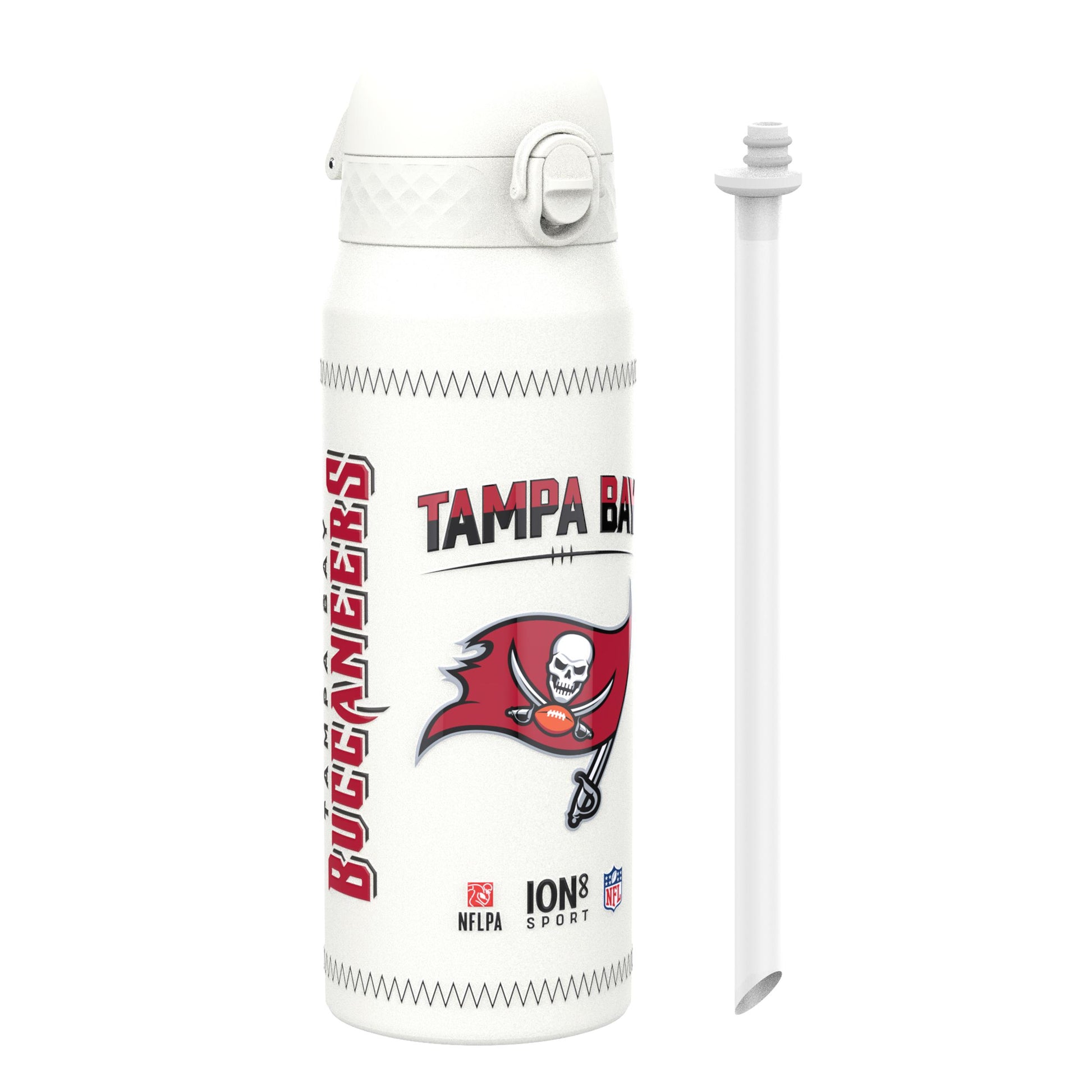 NFL x Ion8 Sports, Insulated Bottle, GameDay Series, Mayfield Buccaneers, 750ml (24oz)