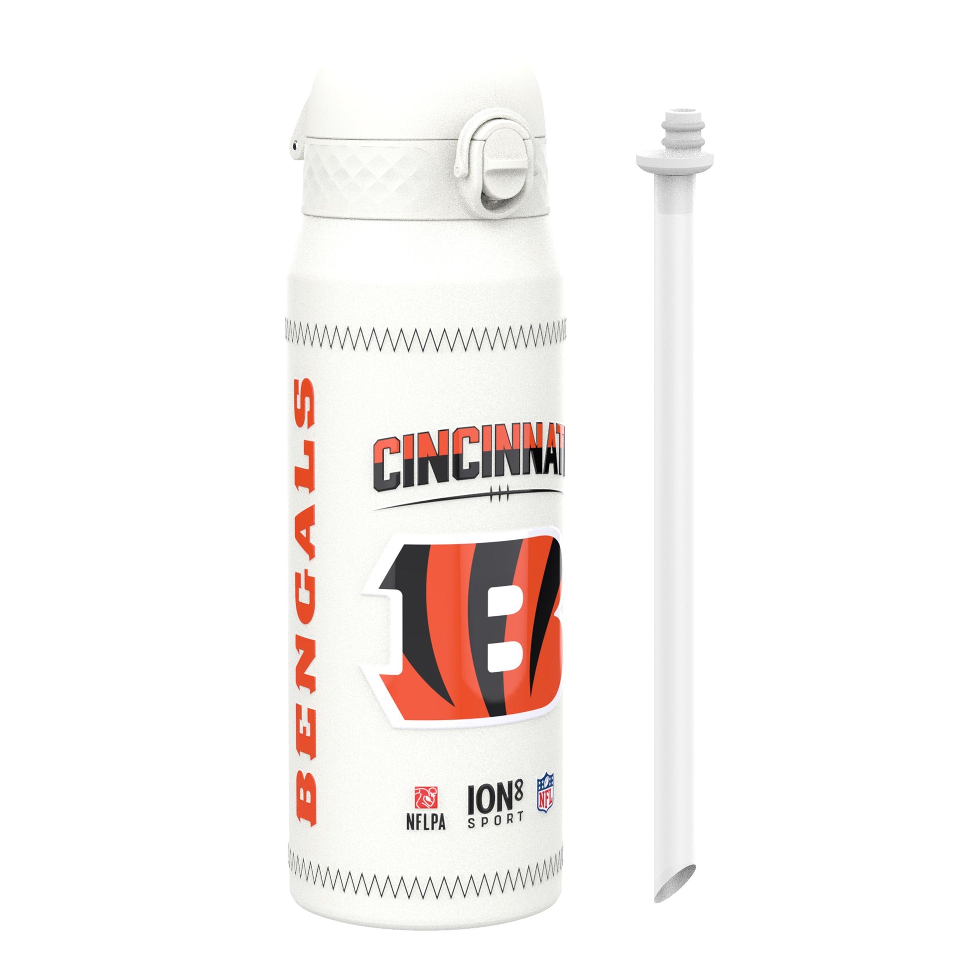 NFL x Ion8 Sports, Insulated Bottle, GameDay Series, Burrow Bengals, 750ml (24oz)