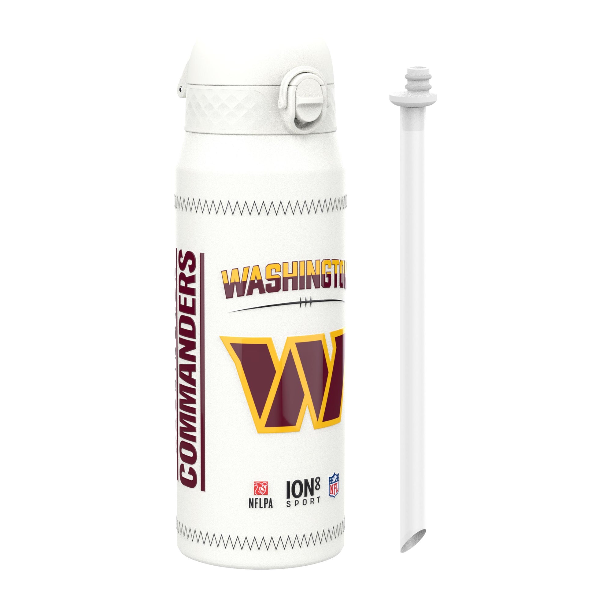 NFL x Ion8 Sports, Insulated Bottle, GameDay Series, Daniels Commanders, 750ml (24oz)