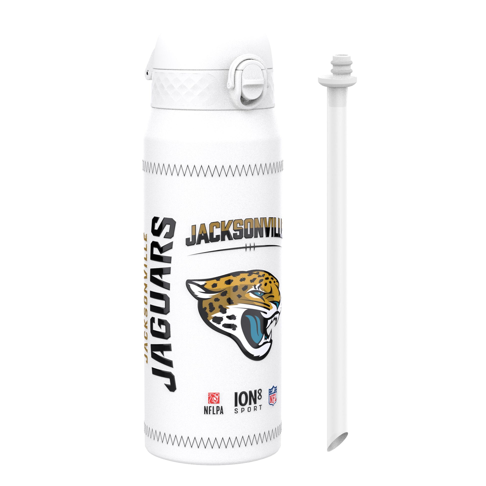 NFL x Ion8 Sports, Insulated Bottle, GameDay Series, Zammit Jaguars, 750ml (24oz)