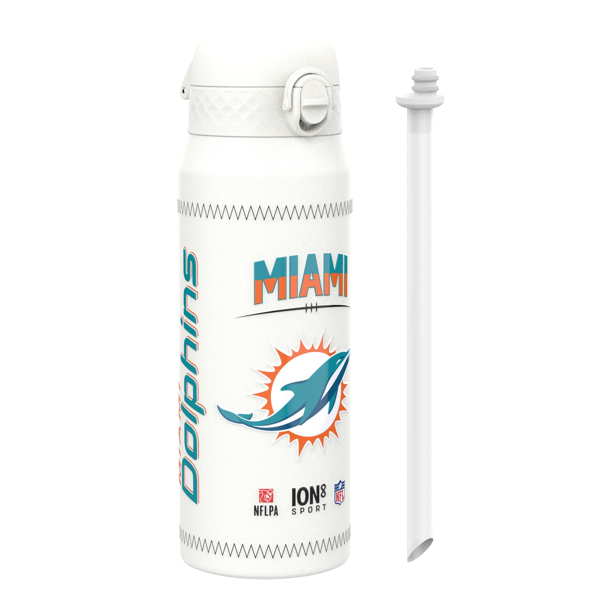 NFL x Ion8 Sports, Insulated Bottle, GameDay Series, Tua Dolphins, 750ml (24oz)
