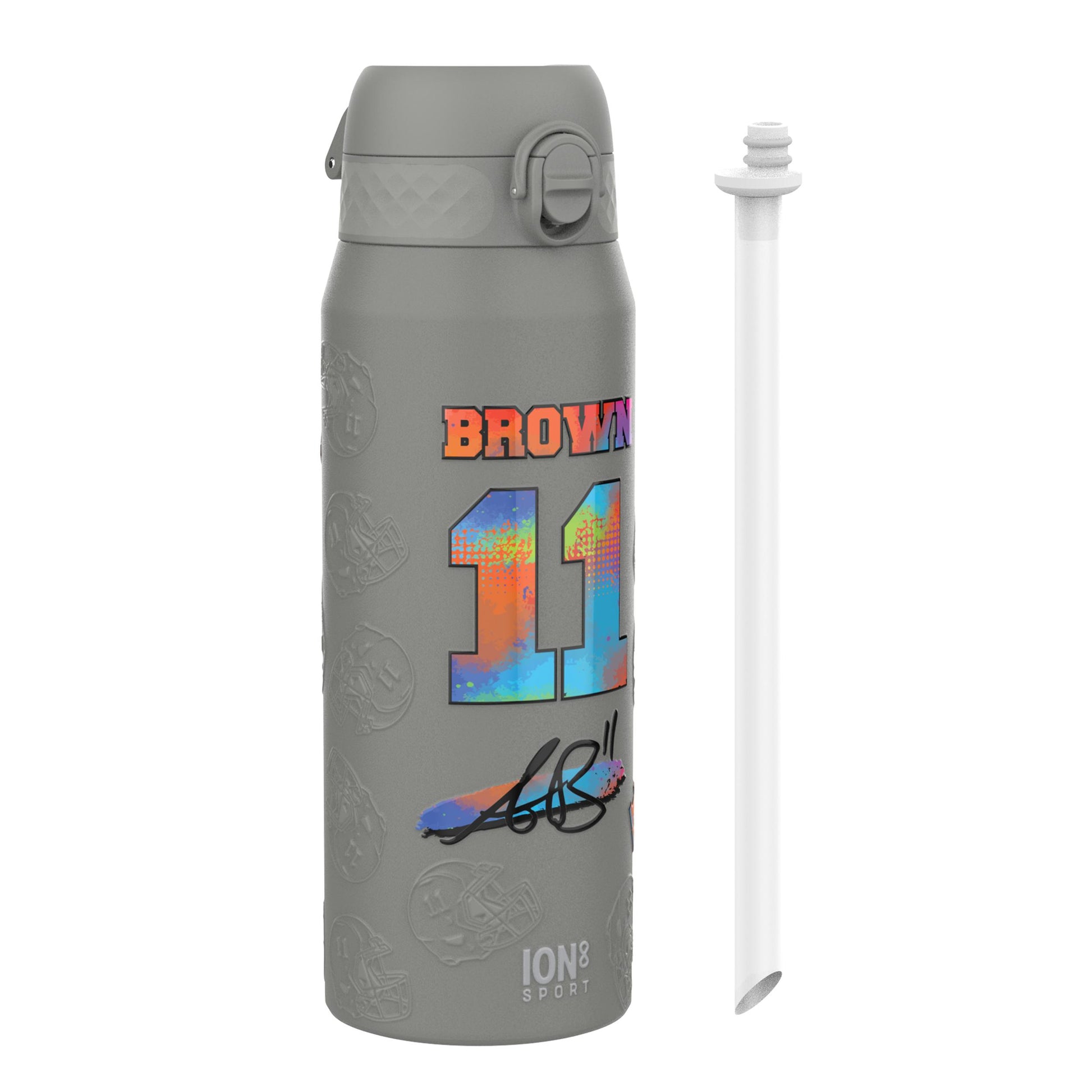 NFL x Ion8 Sports, Insulated Bottle, Signature Series, AJ Brown, 750ml (24oz)
