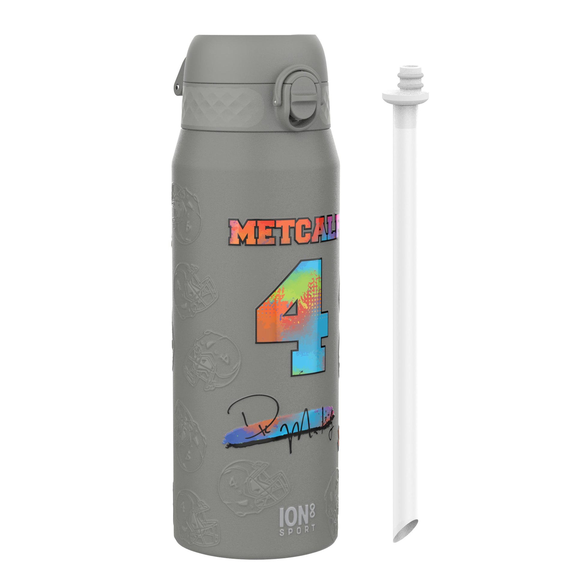 NFL x Ion8 Sports, Insulated Bottle, Signature Series, DK Metcalf, 750ml (24oz)