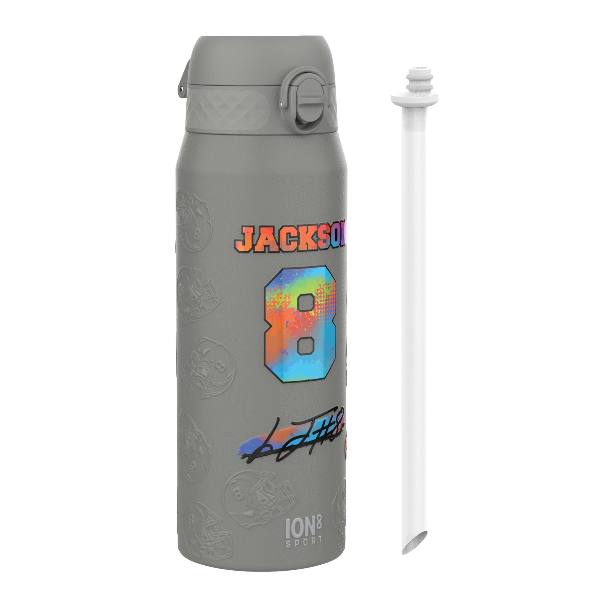 NFL x Ion8 Sports, Insulated Bottle, Signature Series, Lamar Jackson, 750ml (24oz)