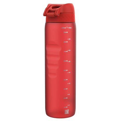 Leak Proof 1 litre Water Bottle, Recyclon™, Red, 1L Ion8