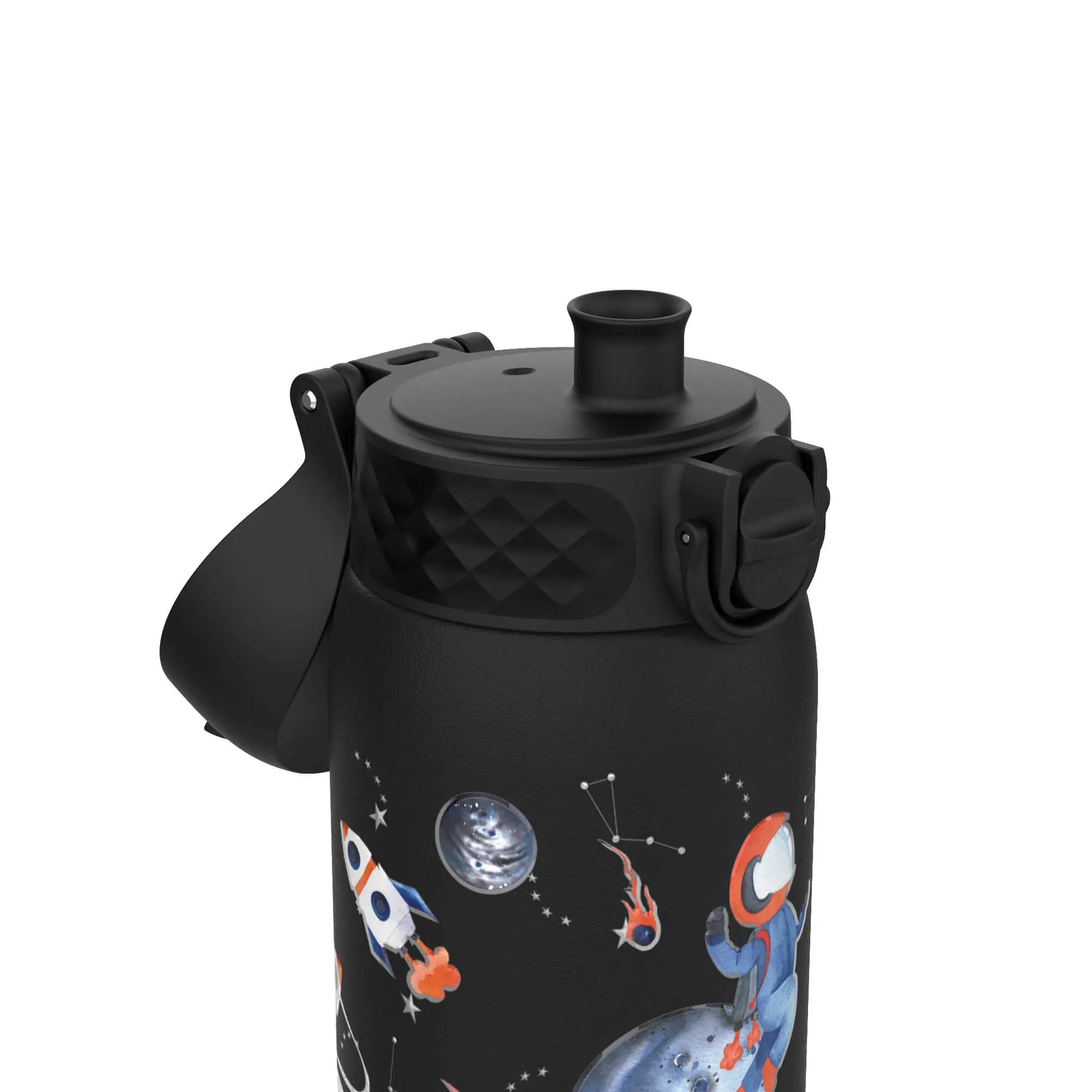 Leak Proof Kids Water Bottle, Stainless Steel, Space, 400ml (13oz) Ion8