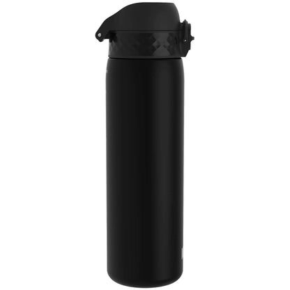Leak Proof Slim Water Bottle, Recyclon™, Black, 500ml (18oz) Ion8