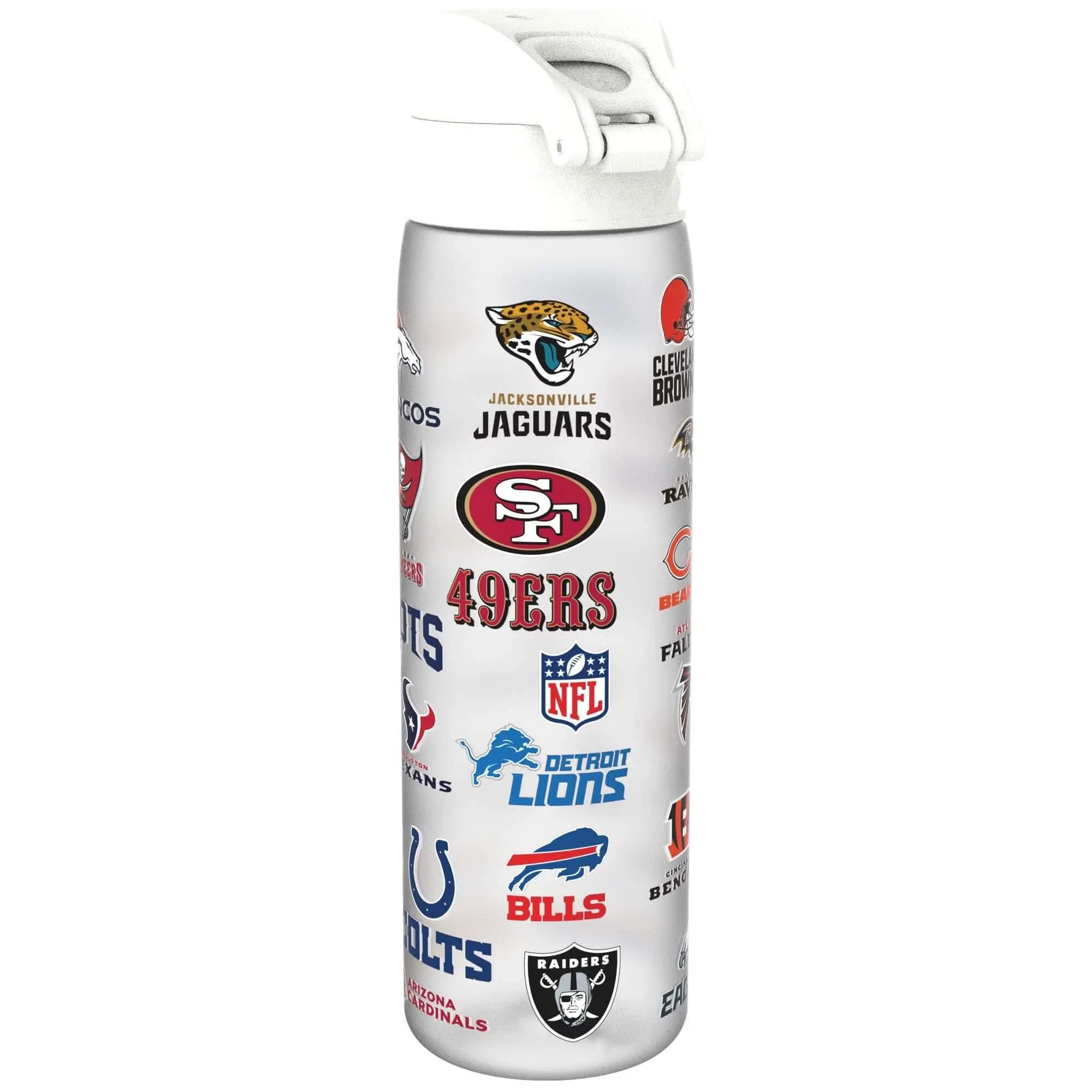 Leak Proof Slim Water Bottle, Recyclon™, NFL Multi Teams, 500ml (18oz) Ion8