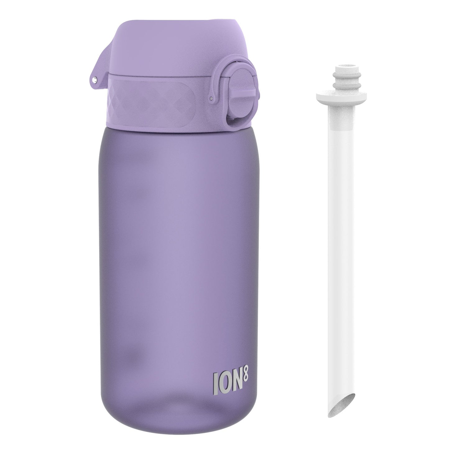 Kids Water Bottle With Straw, Recyclon, Light Purple, 350ml