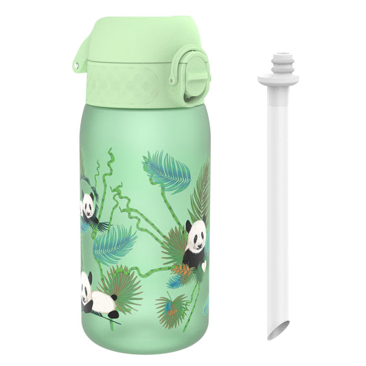 Kids Water Bottle With Straw, Recyclon, Pandas, 350ml