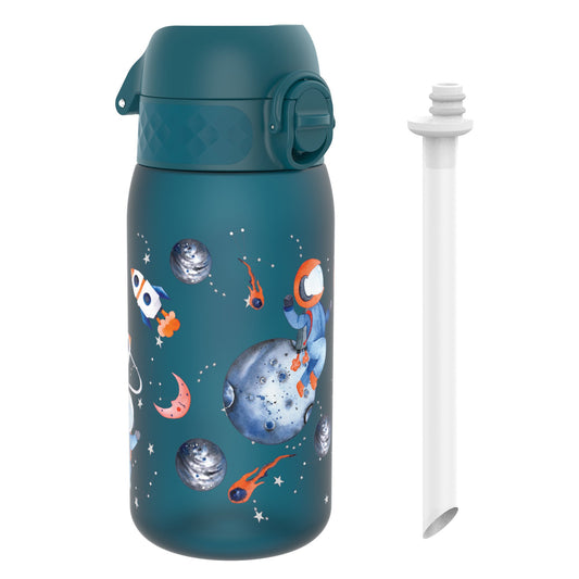 Kids Water Bottle With Straw, Recyclon, Space, 350ml