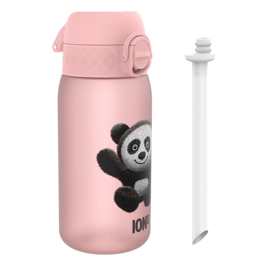 Kids Water Bottle With Straw, Recyclon, Pandas, 350ml