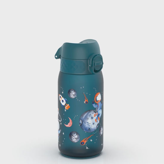 360 Video View of Ion8 Leak Proof Kids Water Bottle, BPA Free, Space, 400ml (13oz)