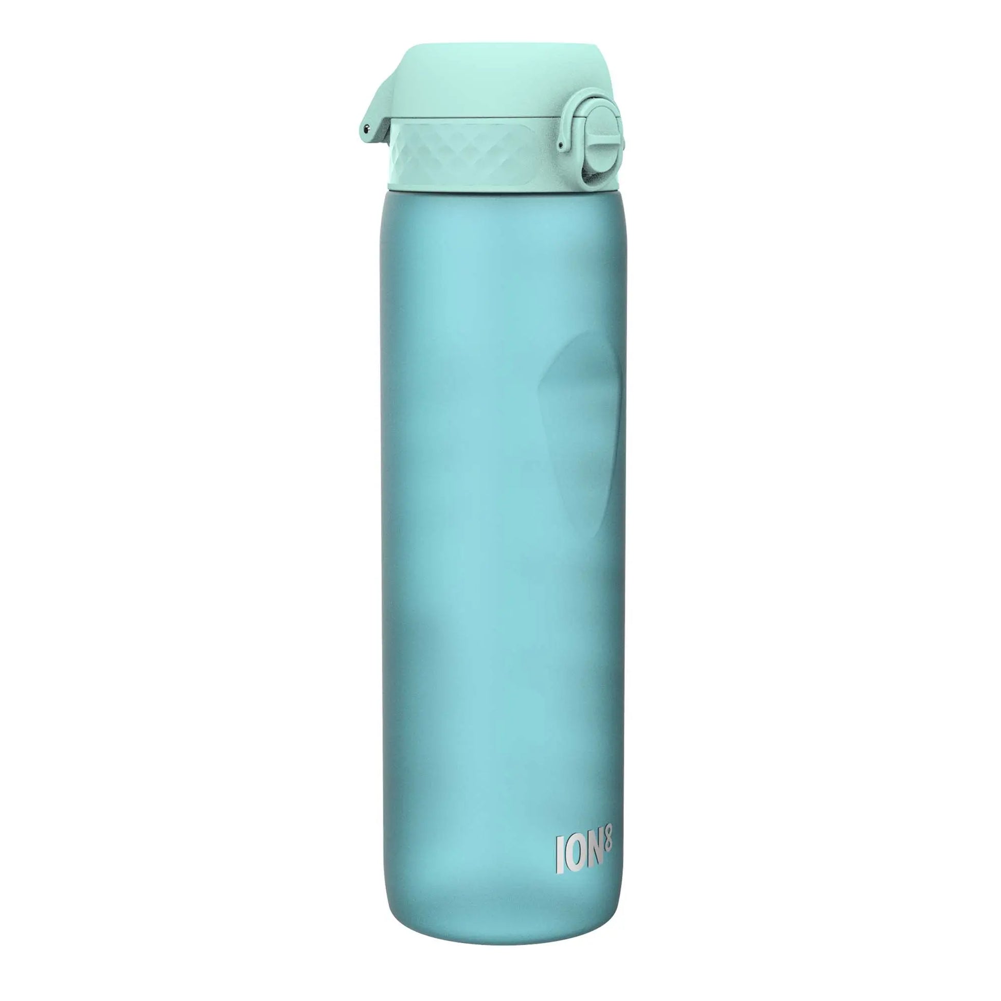 1 litre Water Bottle with Times to Drink, Recyclon™, Motivational Sonic Blue, 1L Ion8