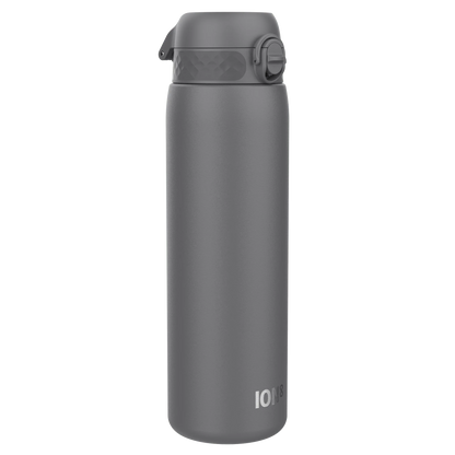 Leak Proof 1 Litre Thermal Water Bottle, Vacuum Insulated, Grey, 1L - ION8