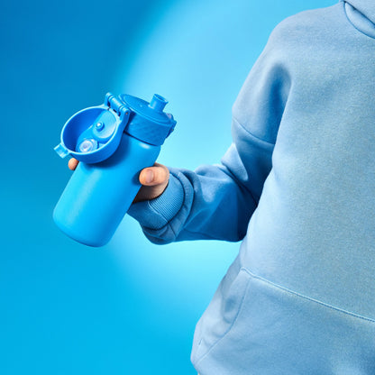 Leak Proof Water Bottle, Stainless Steel, Blue, 400ml (13oz)
