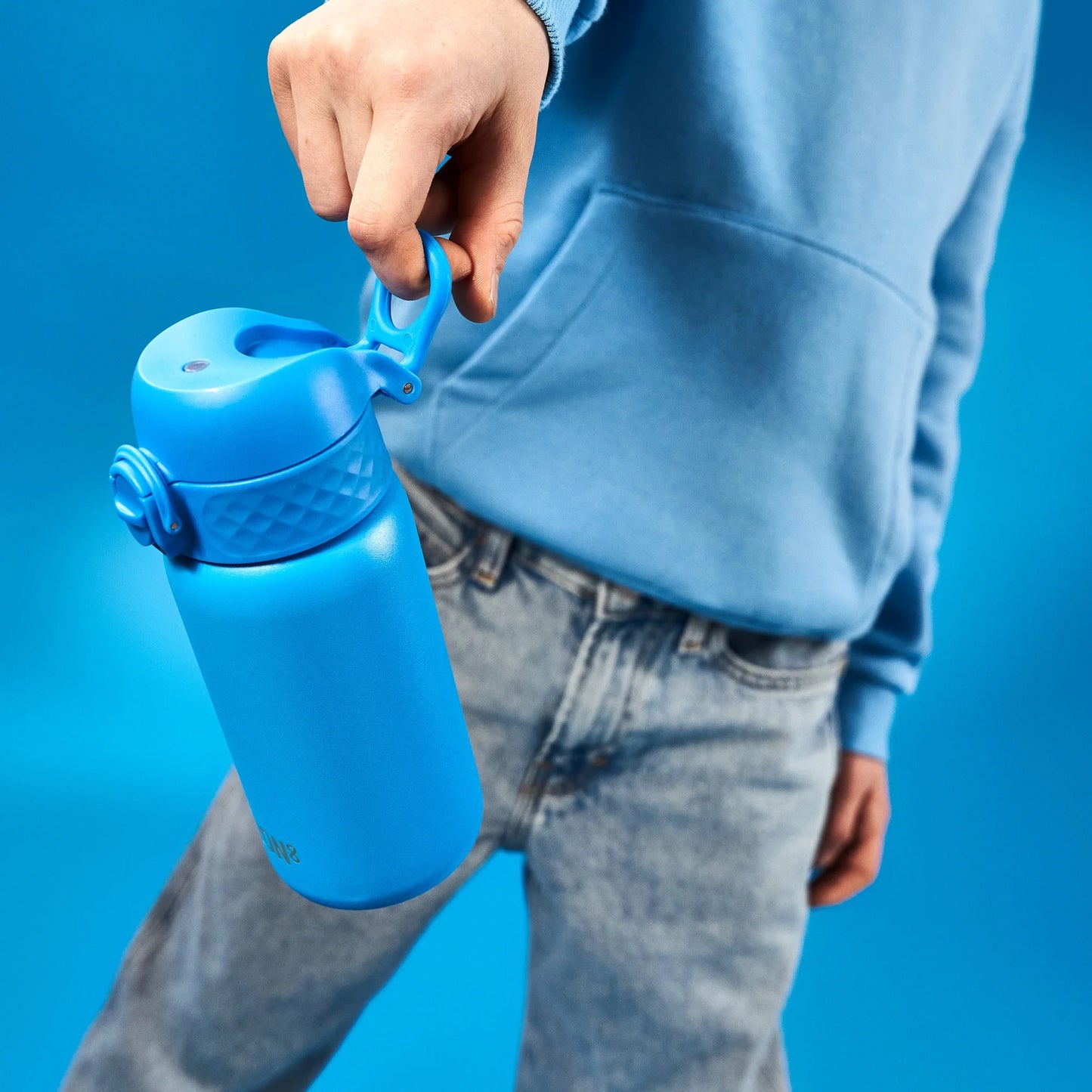 Leak Proof Thermal Steel Water Bottle, Vacuum Insulated, Blue, 320ml (11oz)