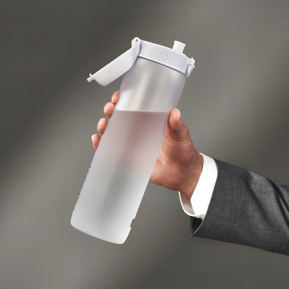 1 litre Water Bottle with Times to Drink, Recyclon™, Motivational Ice, 1L