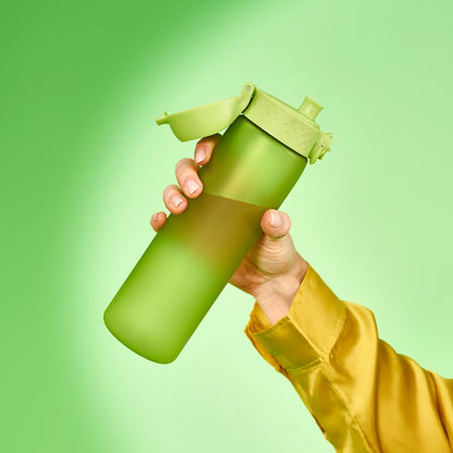 Leak Proof Slim Water Bottle, Recyclon™, Green, 500ml (18oz)