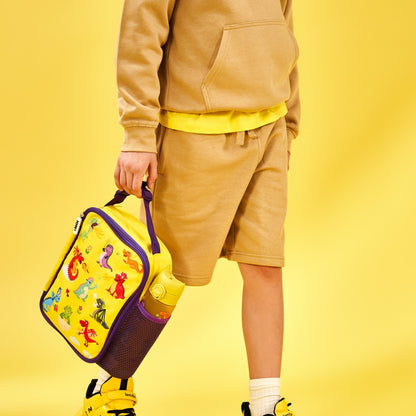 Lunchtasche für Kinder, isoliert, Drachen, mittelgroß