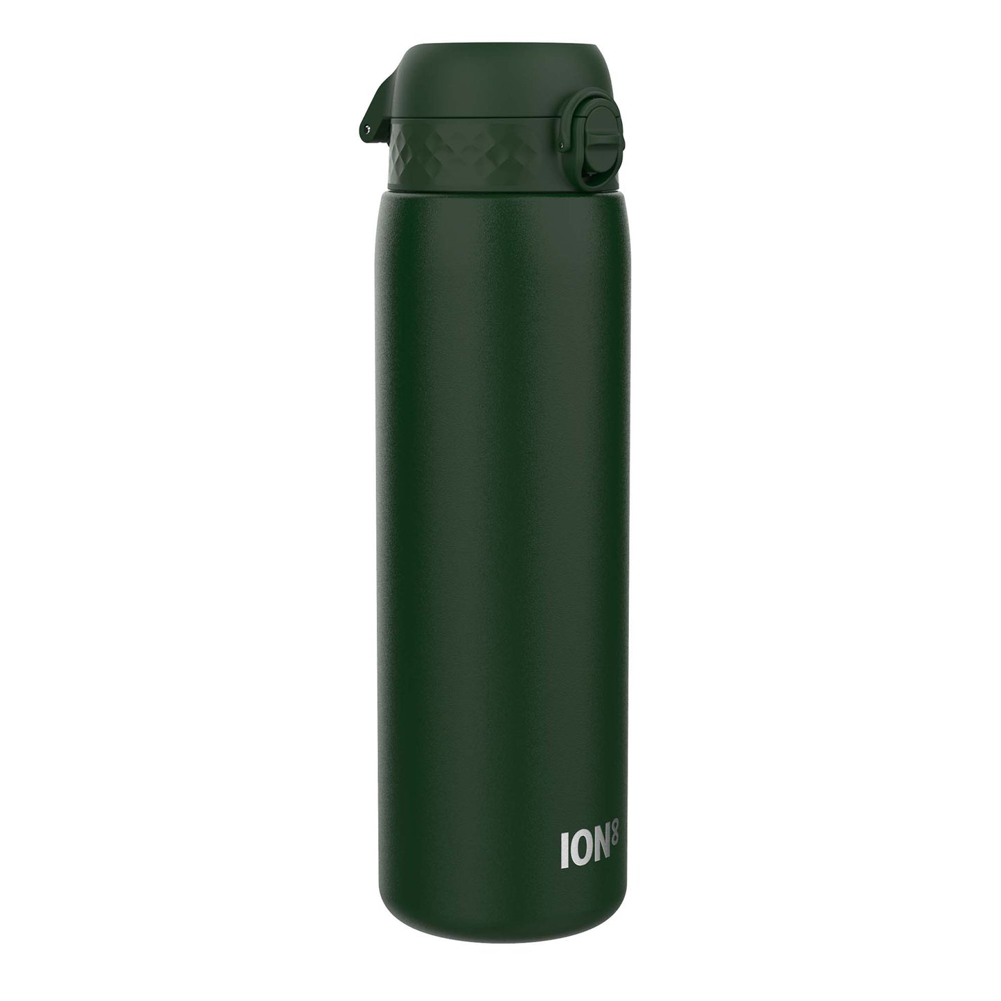 Auslaufsichere 1-Liter-Wasserflasche, Edelstahl, dunkelgrün, 1 l