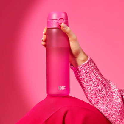 Leak Proof Slim Water Bottle, Recyclon™, Pink, 500ml (18oz)