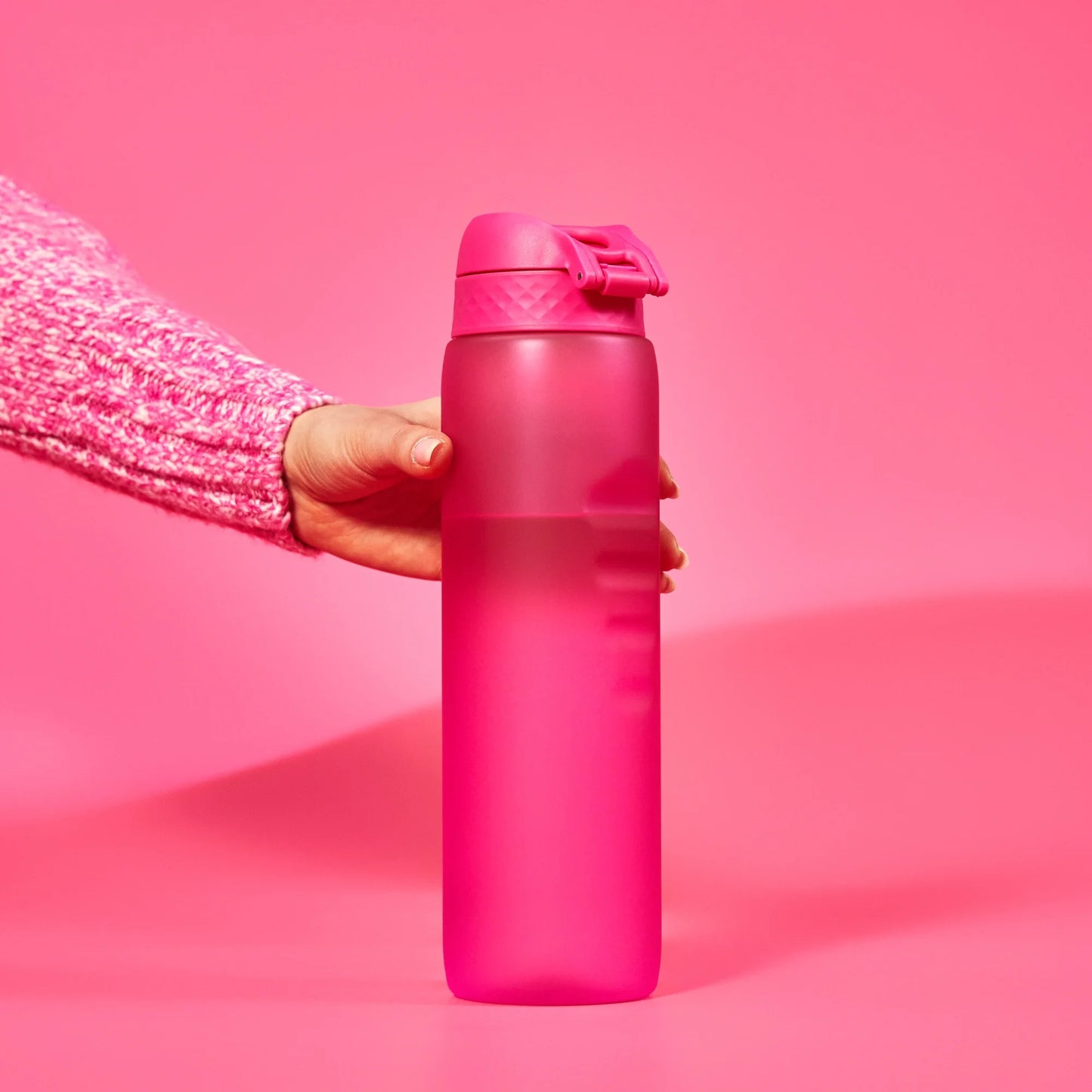 Leak Proof 1 litre Water Bottle, Recyclon™, Pink, 1L