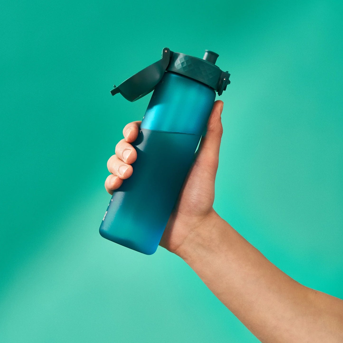 Leak Proof Slim Water Bottle, Recyclon™, Aqua, 500ml (18oz)