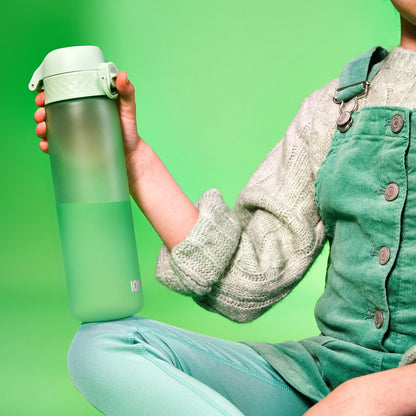 Leak Proof Slim Water Bottle, Recyclon™, Surf Green, 500ml (18oz)