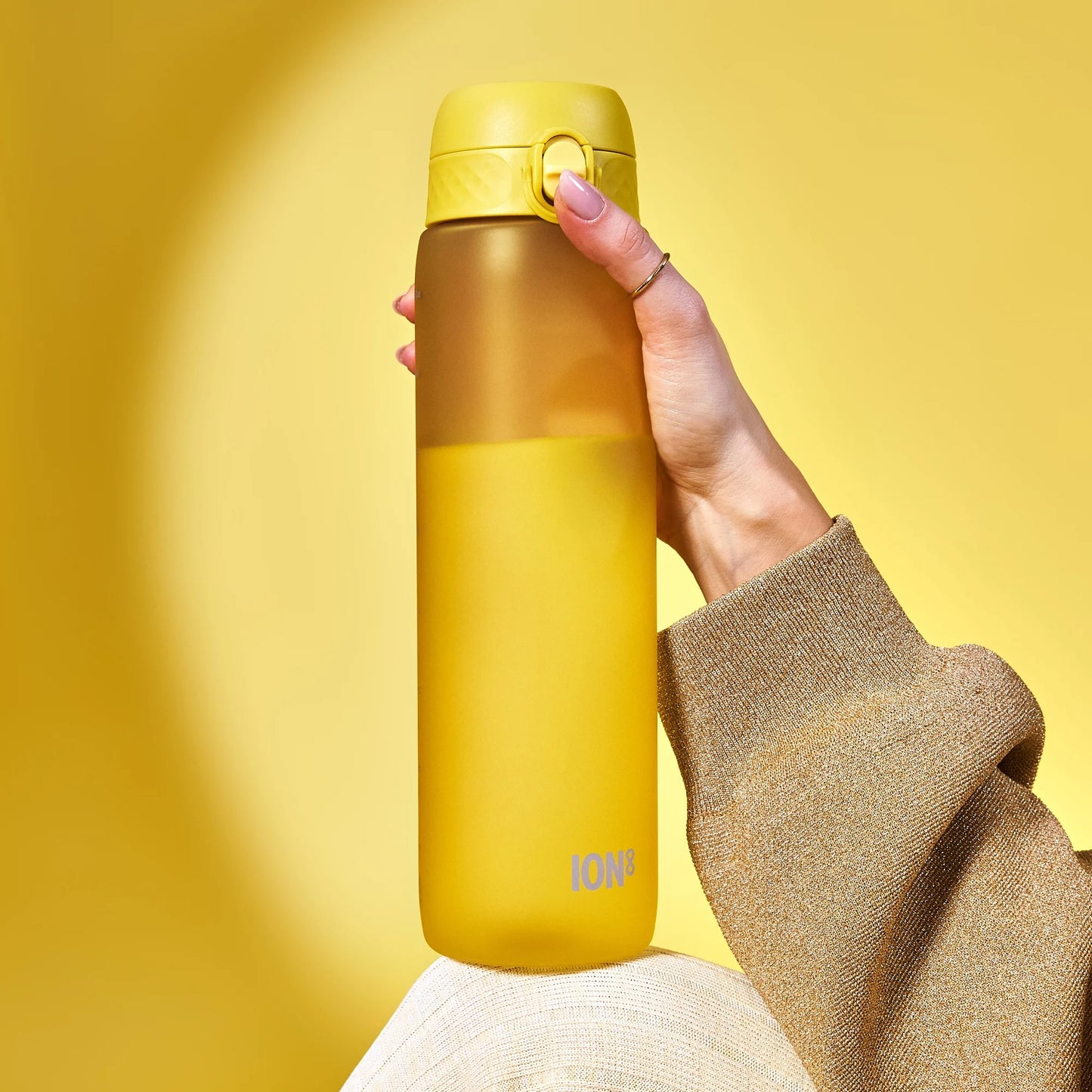 Leak Proof 1 litre Water Bottle, Recyclon™, Yellow, 1L