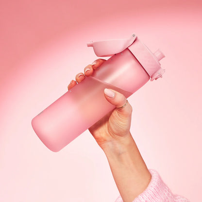 Leak Proof Slim Water Bottle, Recyclon™, Rose Quartz, 500ml (18oz)