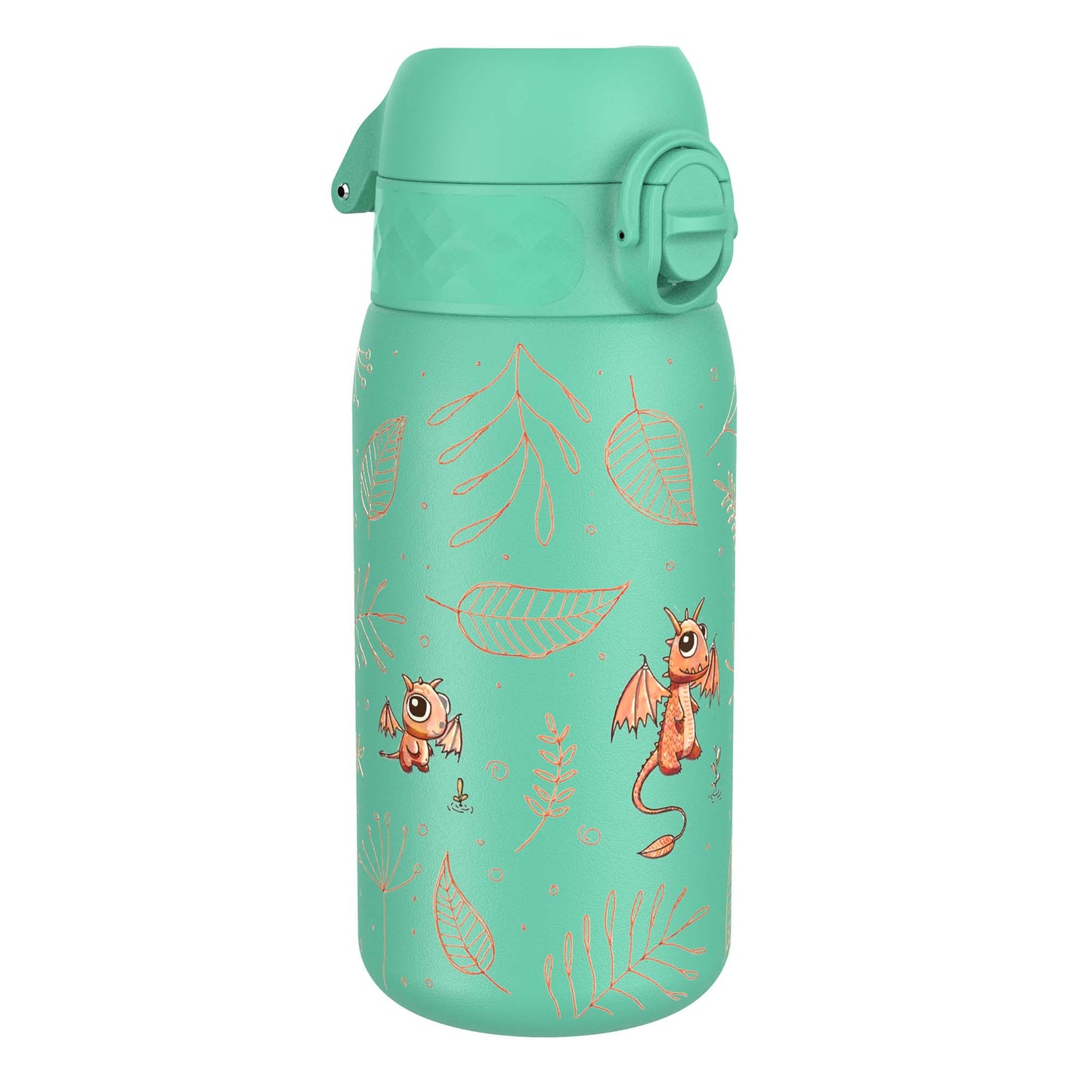 Auslaufsichere Kinderwasserflasche, Edelstahl, Egg to Dragon, 400 ml (13 oz)