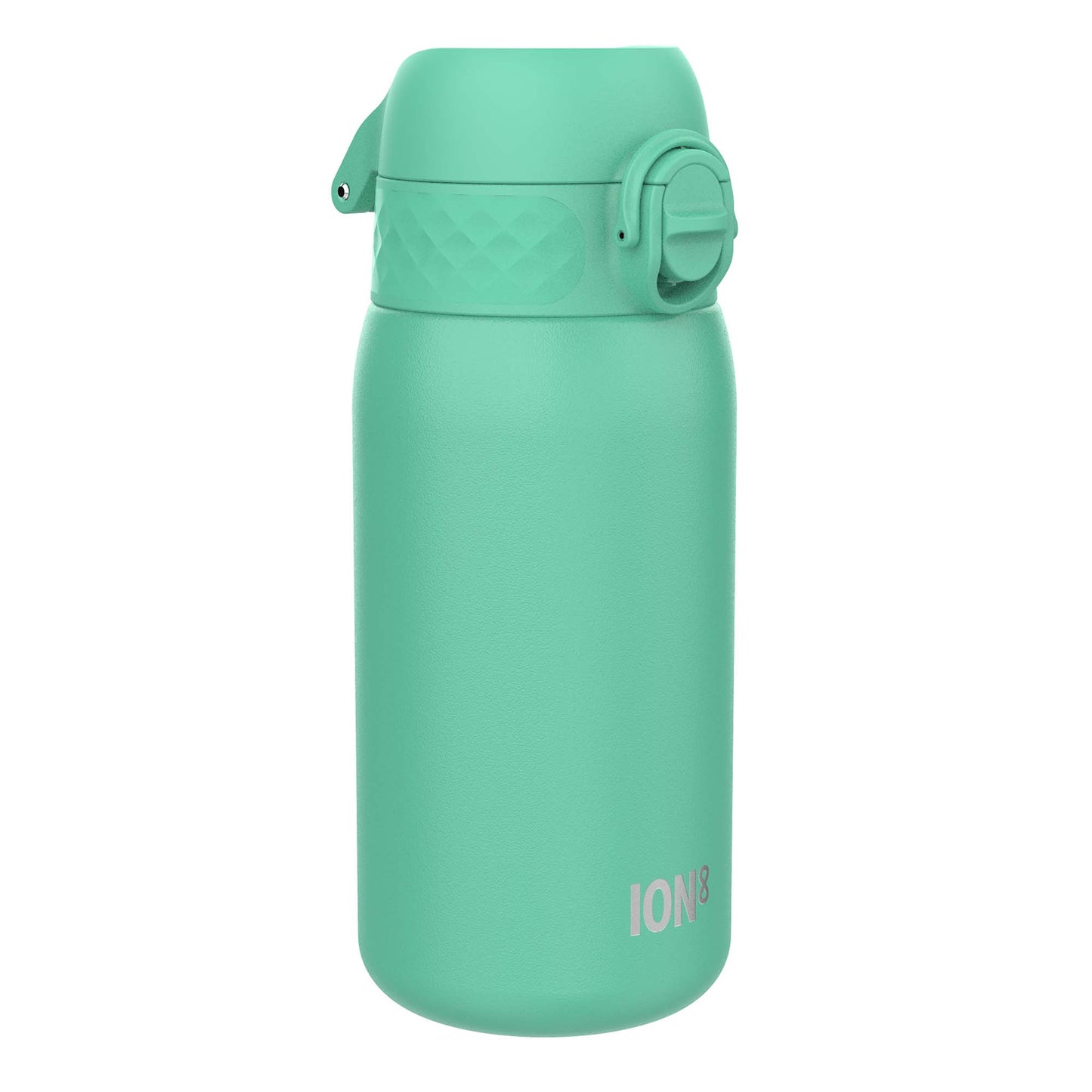Auslaufsichere Kinderwasserflasche, Edelstahl, Blaugrün, 400 ml (13 oz)