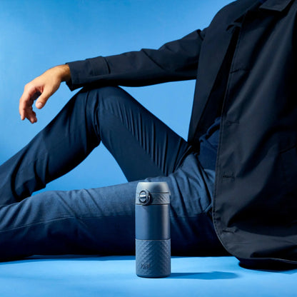 Leak Proof Vacuum Insulated Cup, HotShot Travel Mug, Ash Navy, 360ml (12oz)