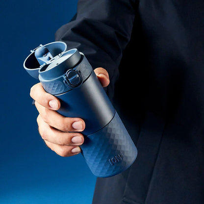 Leak Proof Vacuum Insulated Cup, HotShot Travel Mug, Ash Navy, 360ml (12oz)