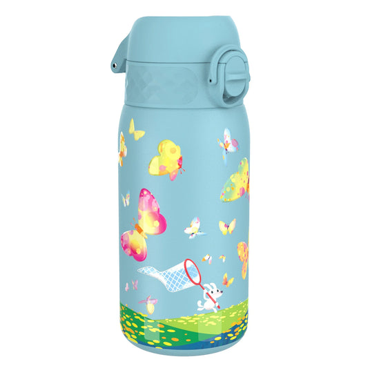 ION8 Leak Proof Thermal Steel Water Bottle, Vacuum Insulated, Butterfly Catcher, 320ml (11oz)