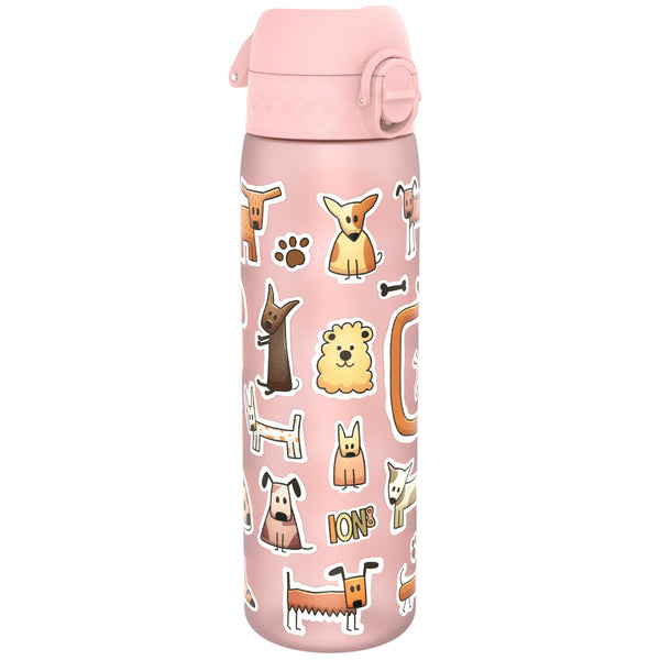 Auslaufsichere, schlanke Wasserflasche, Recyclon, Hunde, 500 ml (18 oz)