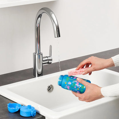 Leak Proof Kids Water Bottle, Recyclon™, Flamingos, 350ml (12oz)