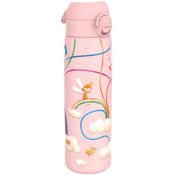 FREE★Fire And Water UK Pink  i log Leak-Proof Slim Stainless Steel Water Bottle - Ion8 Fairies Design