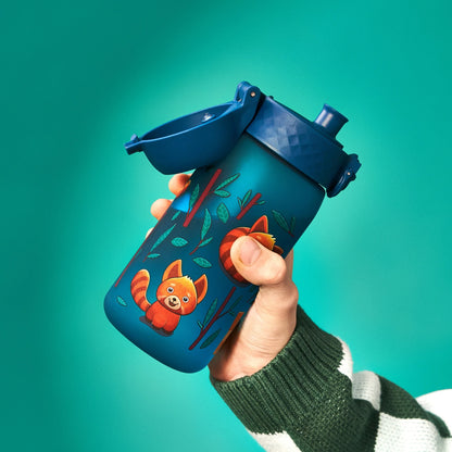 Leak Proof Kids Water Bottle, Recyclon™, Red Pandas, 350ml (12oz)