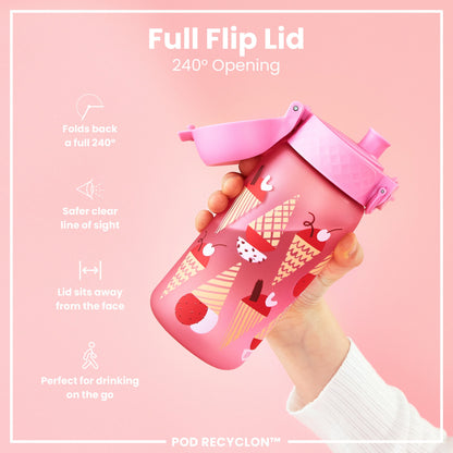 Auslaufsichere Kinderwasserflasche, Recyclon™, Kätzchen, 350 ml (12 oz)