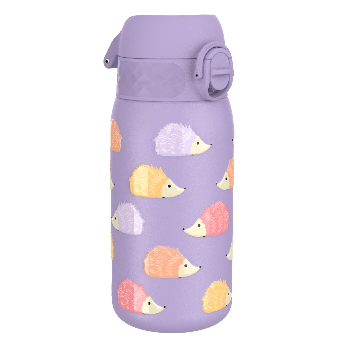 Leak Proof Kids Water Bottle, Stainless Steel, Hedgehogs, 400ml (13oz)