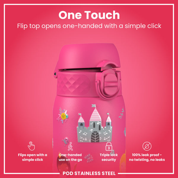 Leak Proof Thermal Steel Water Bottle, Insulated, Princess, 320ml (11oz)