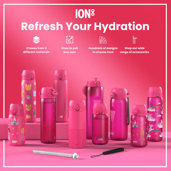 Leak Proof Thermal Steel Water Bottle, Insulated, Princess, 320ml (11oz)