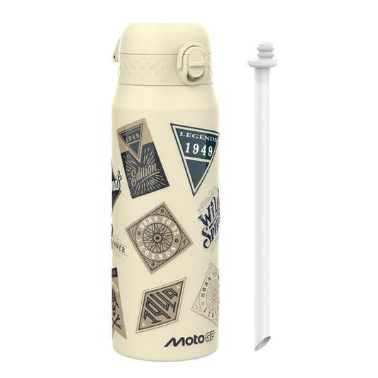 MotoGP X ION8 Insulated Steel Water Bottle, MotoGP Classic Legends, 750ml (24oz)