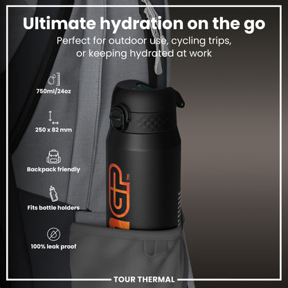 MotoGP X ION8 Insulated Steel Water Bottle, MotoGP Calendar, 750ml (24oz)