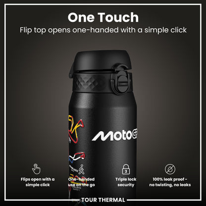 MotoGP X ION8 Insulated Steel Water Bottle, MotoGP Mix, 750ml (24oz)