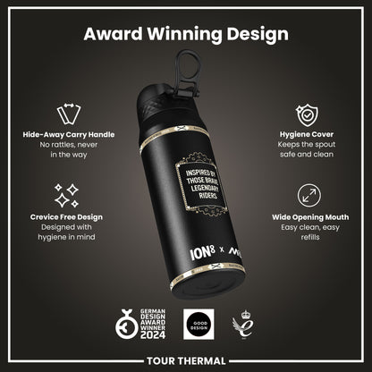 MotoGP X ION8 Insulated Steel Water Bottle, MotoGP Speed, 750ml (24oz)